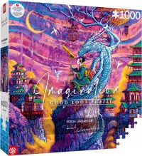 Ilustracja produktu Good Loot Imagination Puzzle: Roch Urbaniak Sakura i Ryu / Sakura & Ryu (1000 elementów)